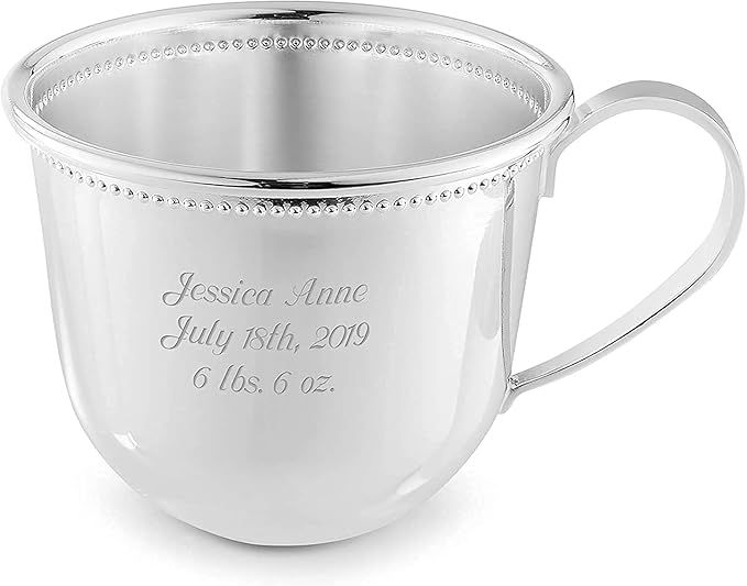 Silver Baby’s First Cup (Free Customization) - Things Remembered | Amazon (US)