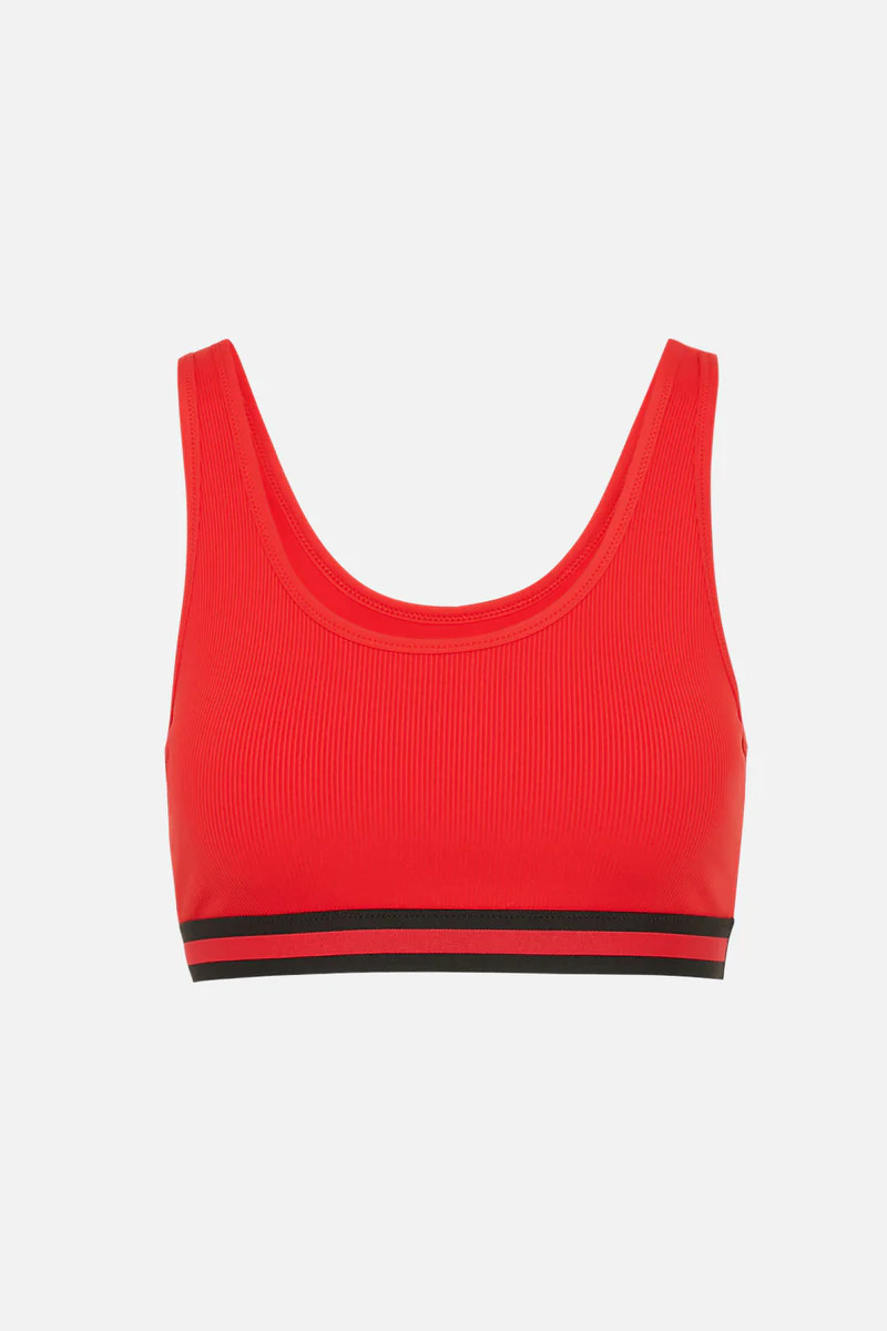 High Tide Ribbed Bra | Bandier