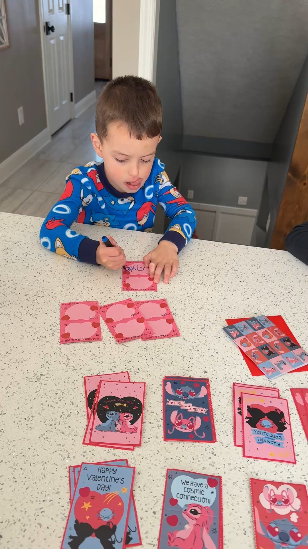 Class party valentine prep 💌
one of those little moments I never want to forget
Linked the exact cards and lollipops we got

#LTKValentine #LTKKids
