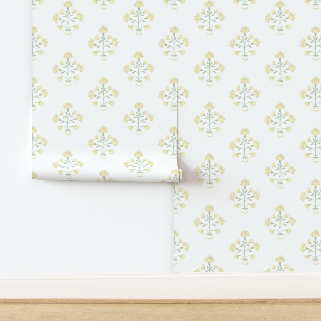 Kennebunkpoert and Beacon Hill Damask Annie Wallpaper | Spoonflower | Spoonflower