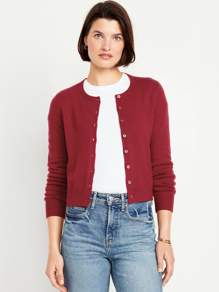SoSoft Crop Cardigan Sweater | Old Navy (US)