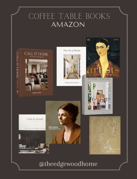 Amazon coffee table books 

#LTKhome #LTKsalealert