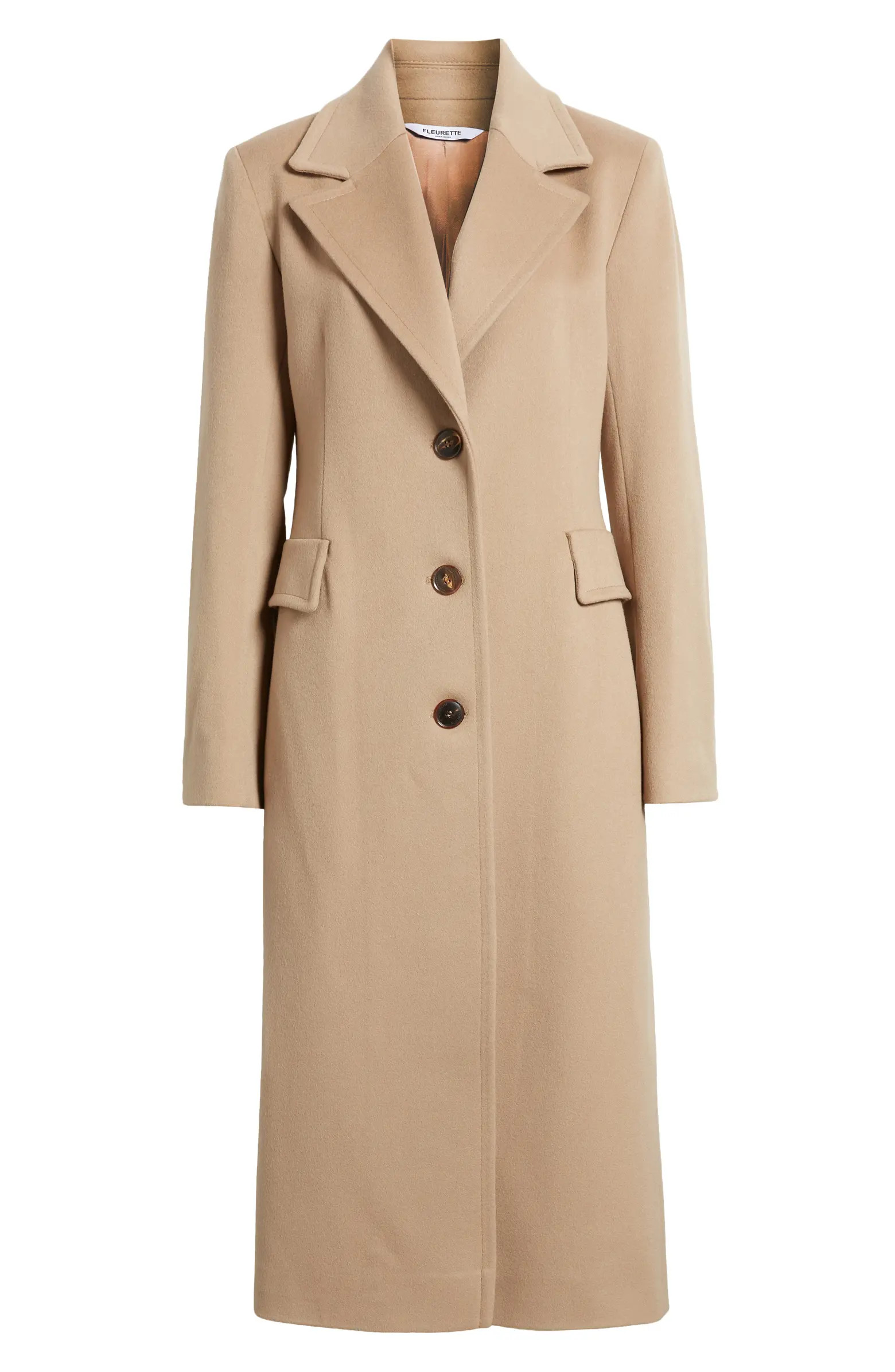 Holland Longline Wool Coat | Nordstrom