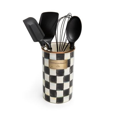 Courtly Check Utensil Holder | MacKenzie-Childs