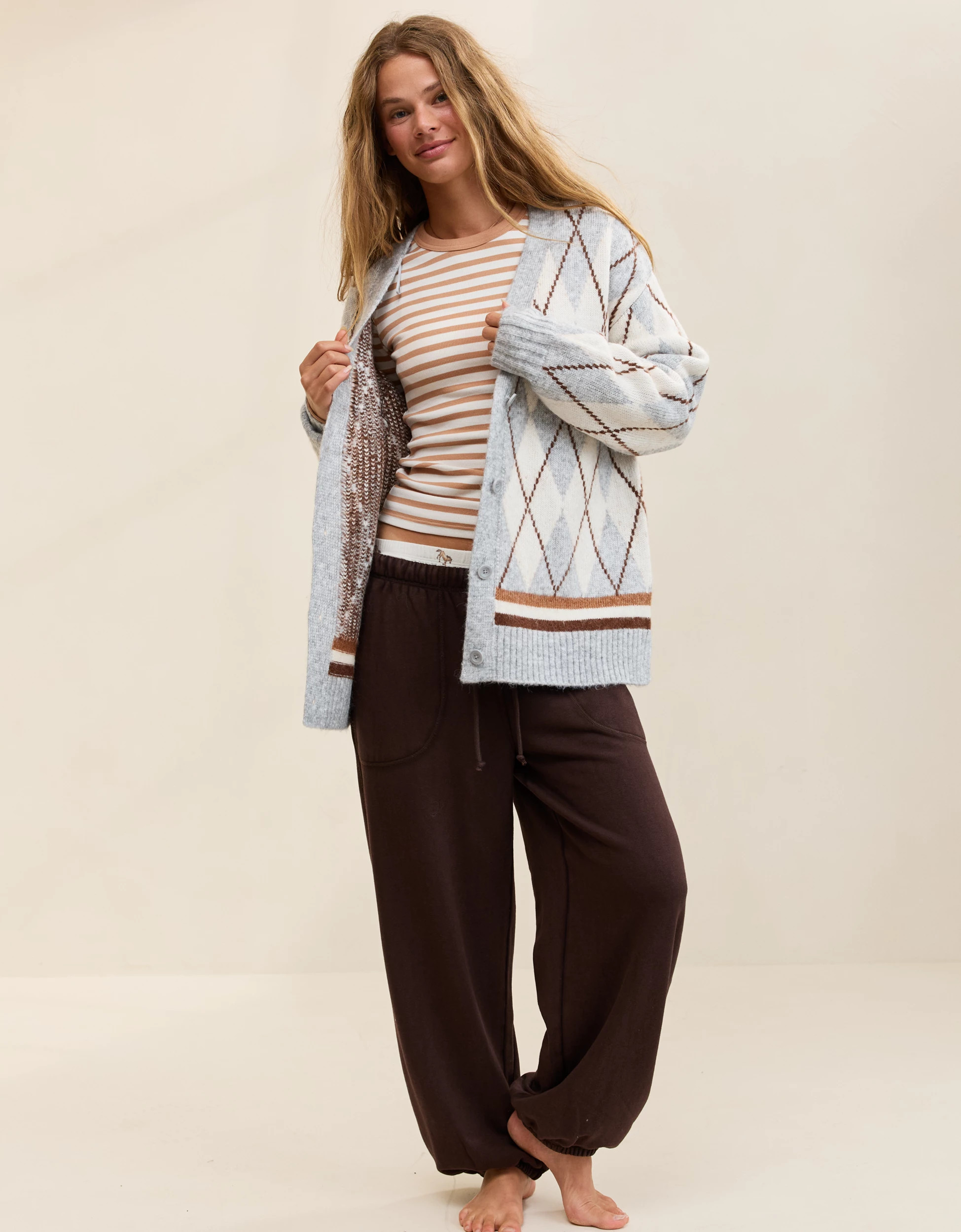 Aerie Oversized Grandpa Cardigan | American Eagle Outfitters (US & CA)