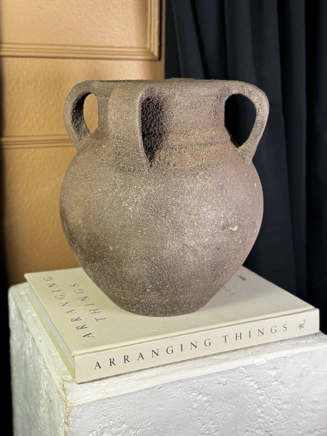 Brown Texture Vase - Etsy | Etsy (US)