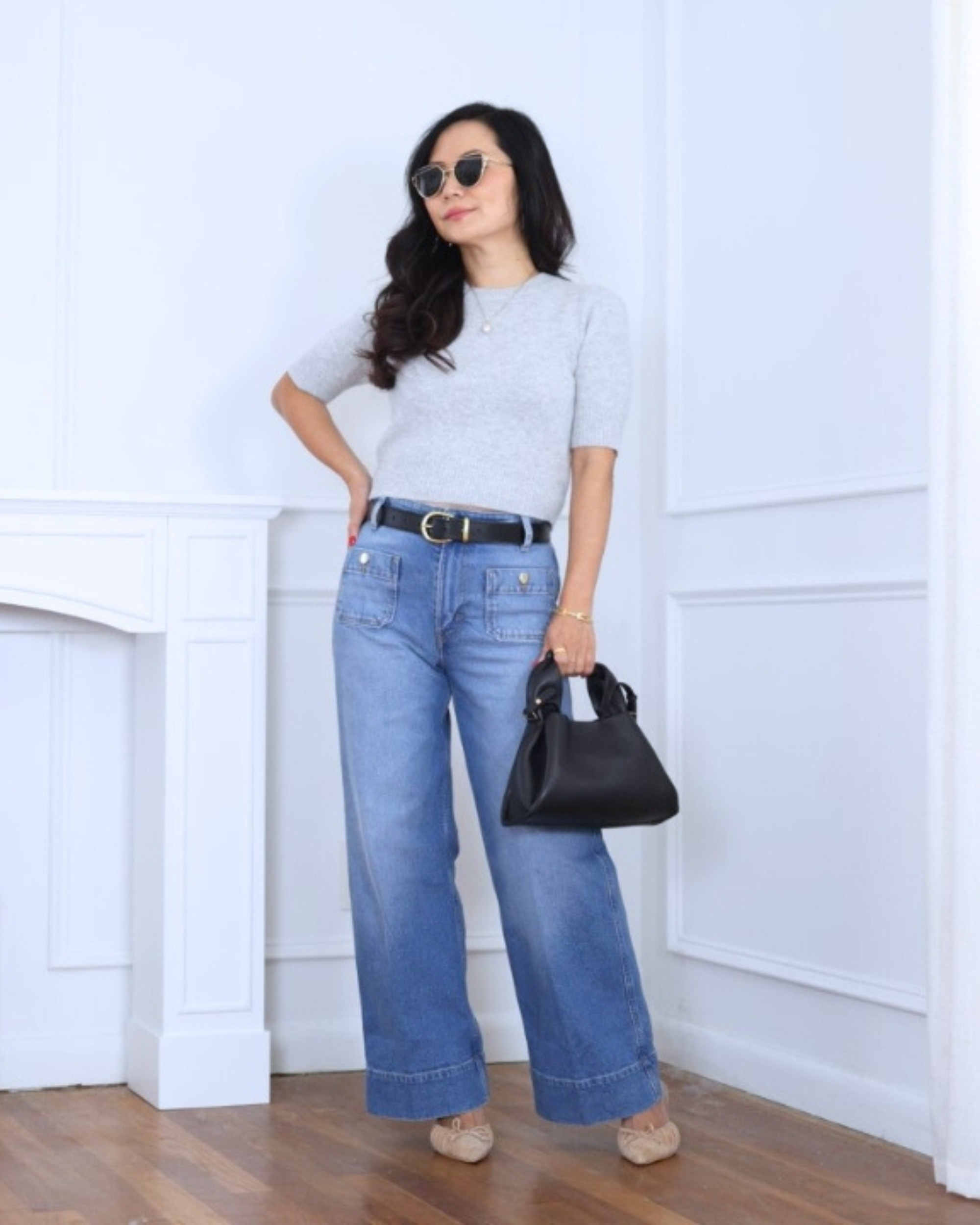 Wearing a cashmere top from Aritzia with jeans from H&M and a bag from Quince — cozy, effortless, and perfectly put-together for everyday wear. I’m 5’2, wearing size S.

#LTKStyleTip #LTKPetite #LTKOver40