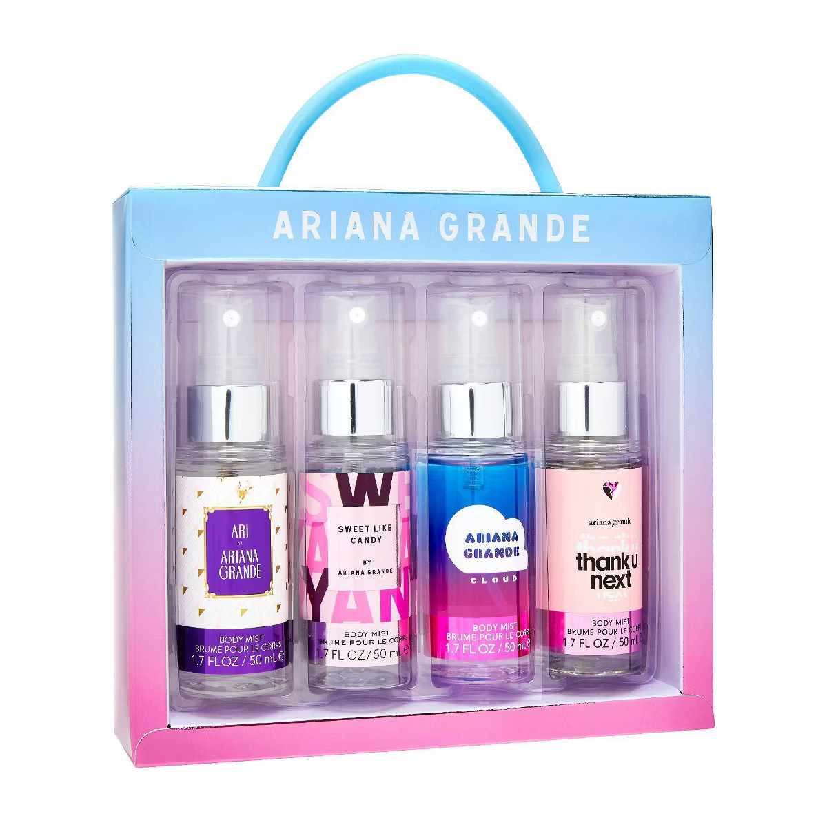 Ariana Grande Thank U Next Body Mist Set - 6.8 fl oz/4pc - Ulta Beauty | Target
