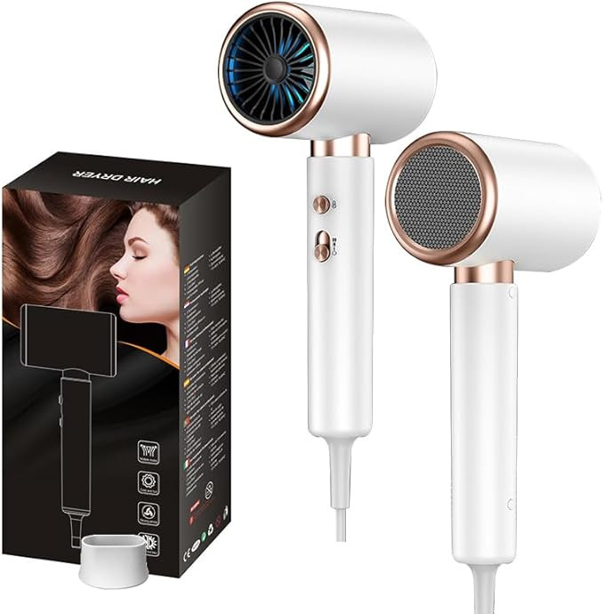 Secador de Cabelo Profissional 2000W 127V 110V Turbo Ionic Silenciosoc com Difusor Pequeno Portá... | Amazon (BR)