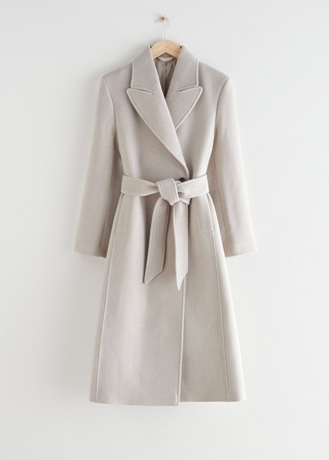 Belted Fitted Recycled Wool Coat | & Other Stories (EU + UK)