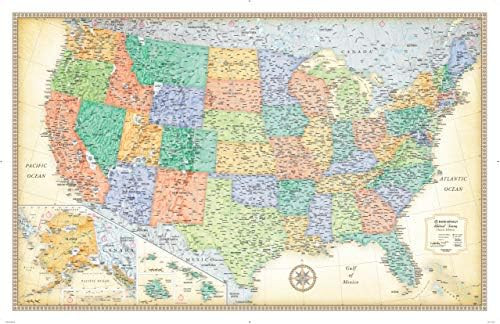 Rand McNally Classic United States Wall Map | Amazon (US)