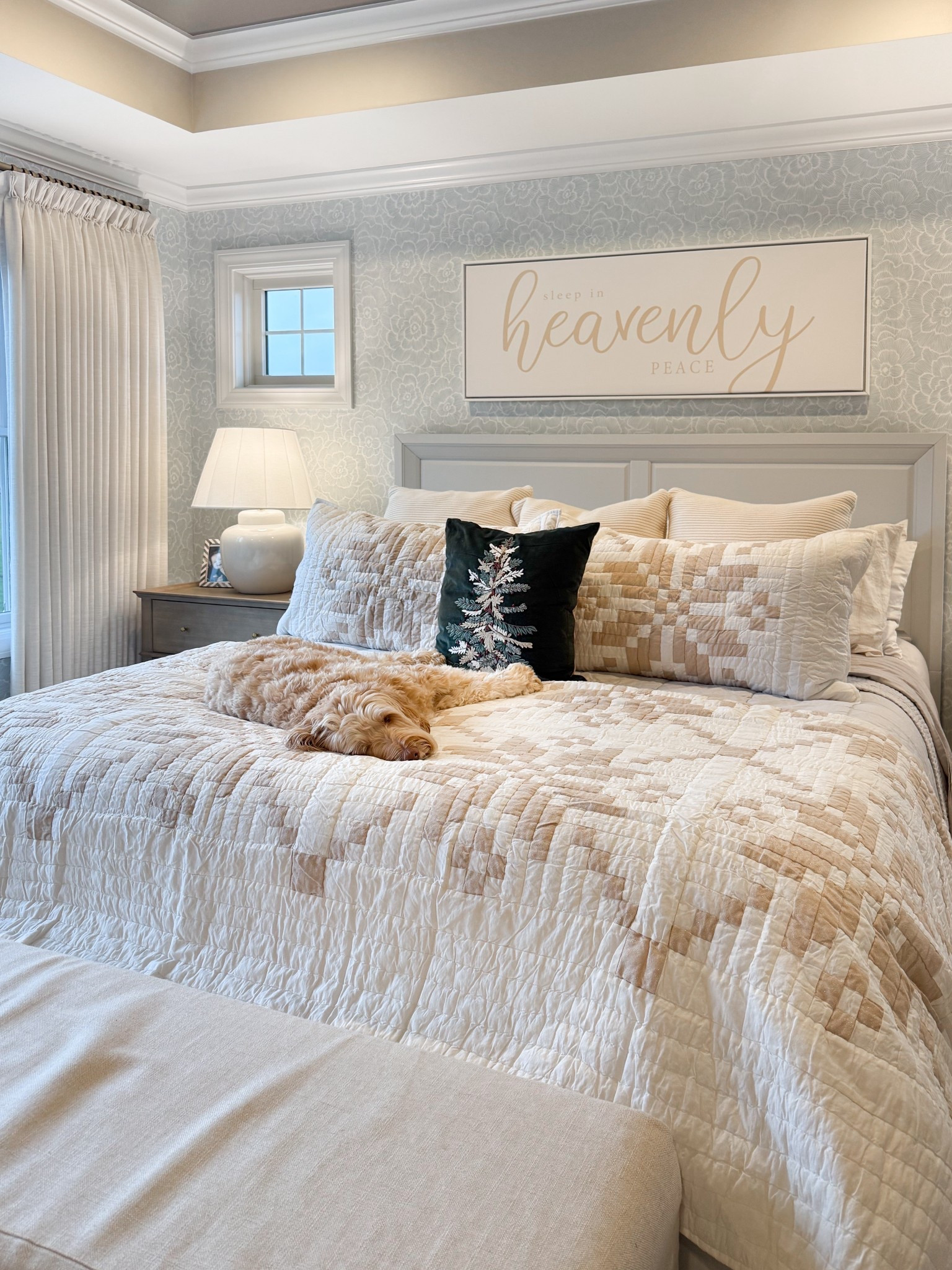Our holiday bedroom! 

#LTKHoliday #LTKSeasonal #LTKHome
