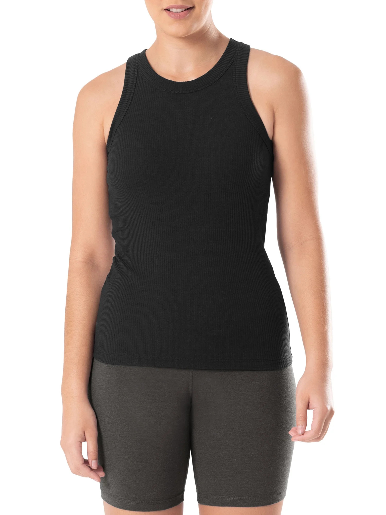 Athletic Works Women's Active Ribbed Racerback Tank - Walmart.com | Walmart (US)