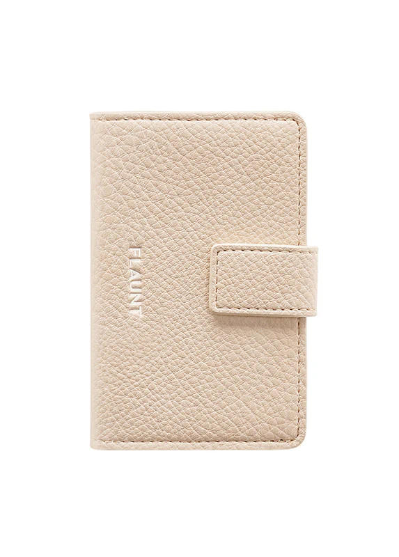 Nude Faux Leather MagSafe Wallet (Works with MagSafe Cases Only) | FLAUNT