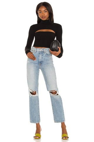 superdown Tasha Cut Out Sweater in Black from Revolve.com | Revolve Clothing (Global)