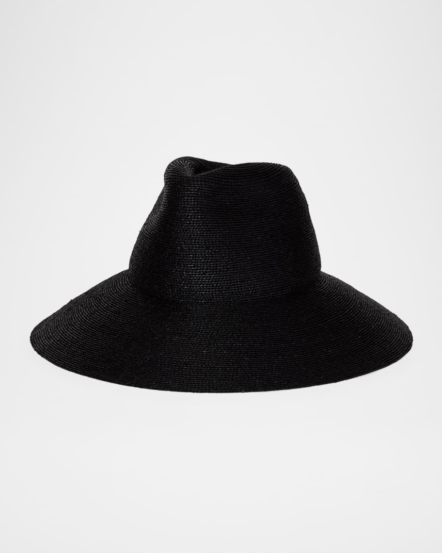 Janessa Leone Colette Wide-Brim Raffia Hat | Neiman Marcus