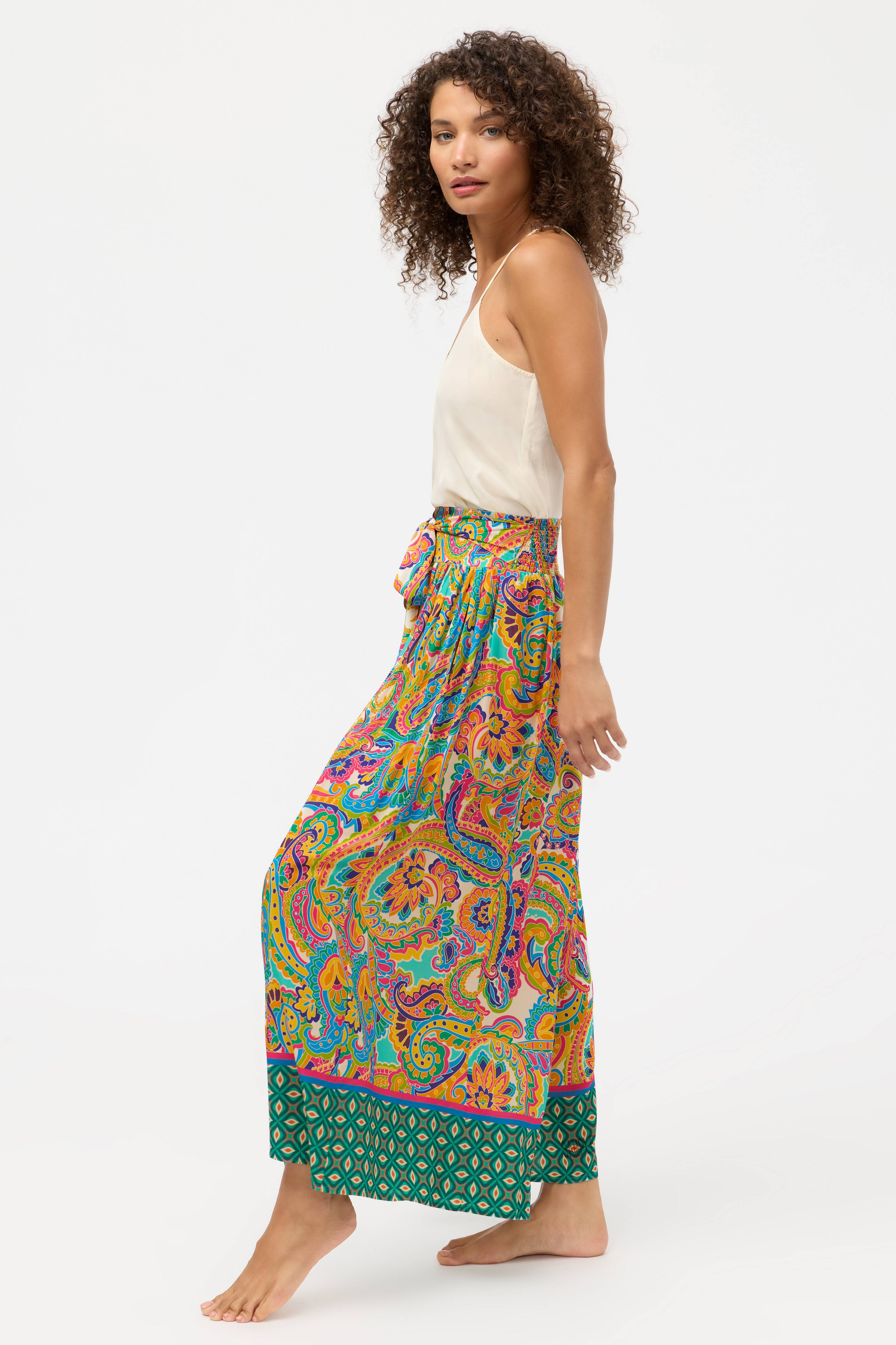 CRISTATA PALAZZO CROPPED PANT
                                
                                  ... | Johnny Was