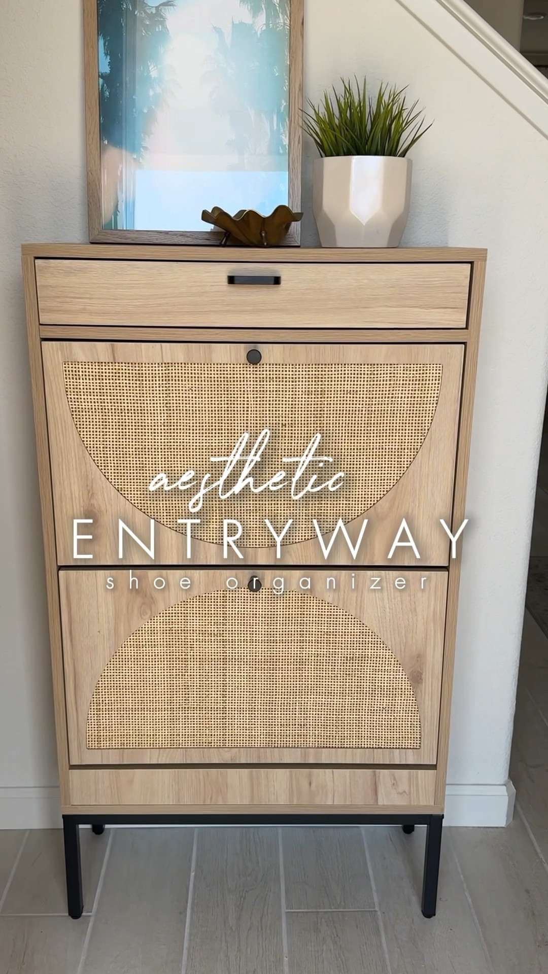 I found the perfect shoe organizer for my small entryway…that matches my aesthetic ✨

#LTKHome