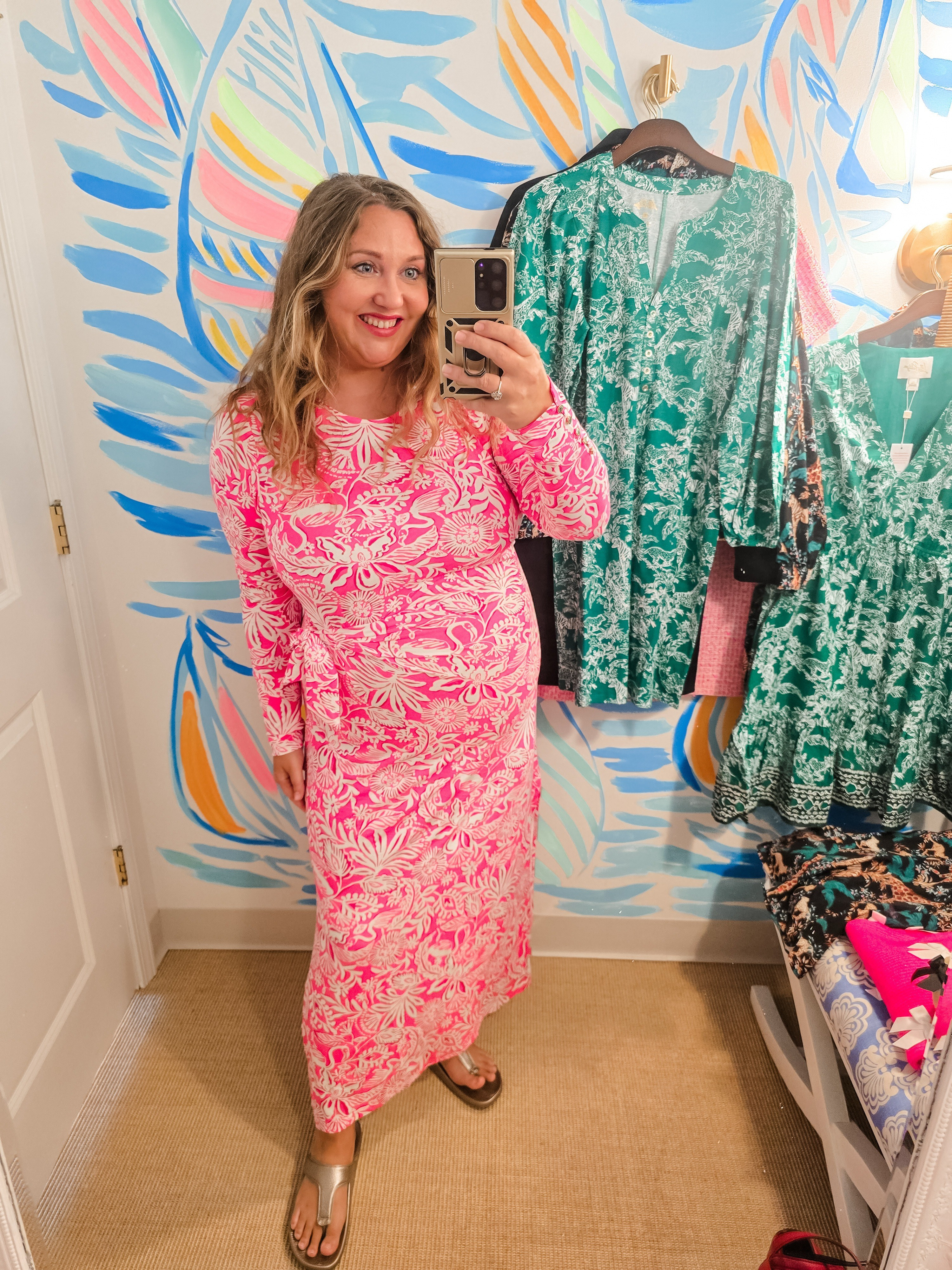 the Bryson maxi dress was my OOTD i had so many compliments around Louisville today for this lilly pulitzer maxi dress from breast cancer awareness #livinglargeinlilly #lillypulitzer 

#LTKPlusSize #LTKMidsize #LTKStyleTip