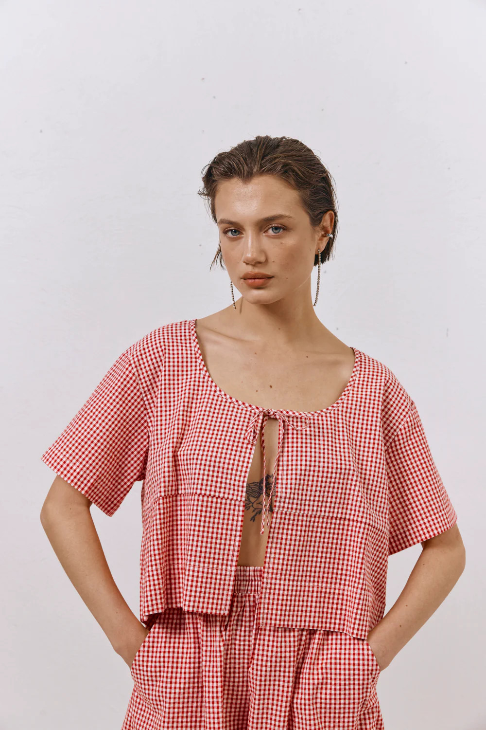 The Sea & I Smock Top Red | VRG Grl