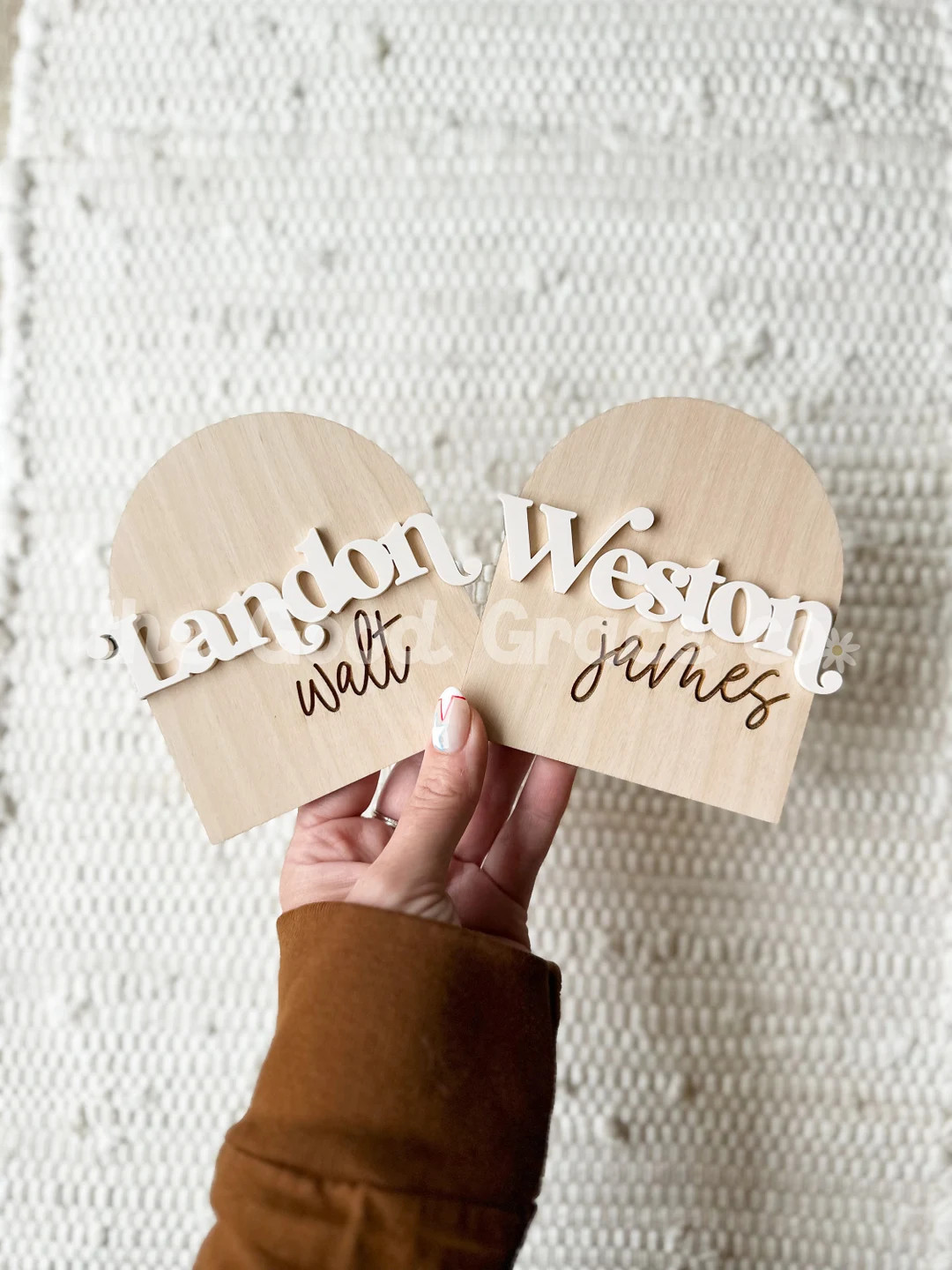 Baby Name Sign Mini Baby Name Sign Name Announcement Hello My Name is Hello My Name is Sign Fresh... | Etsy (US)