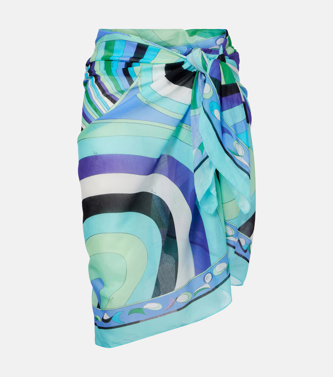 Pesci printed cotton beach cover-up | Mytheresa (US/CA)