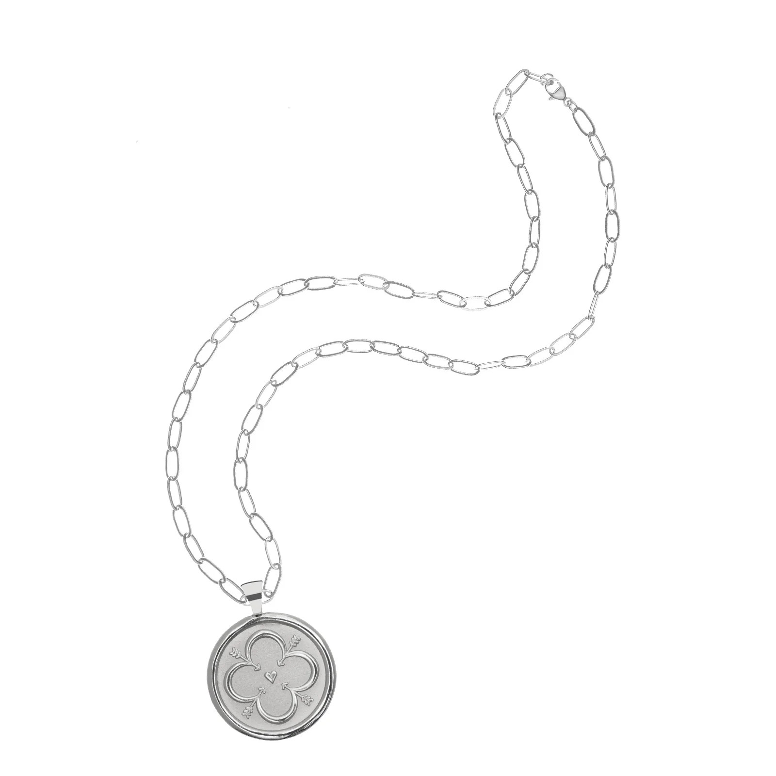 LOVE JW Original Pendant Coin in Silver | Jane Win
