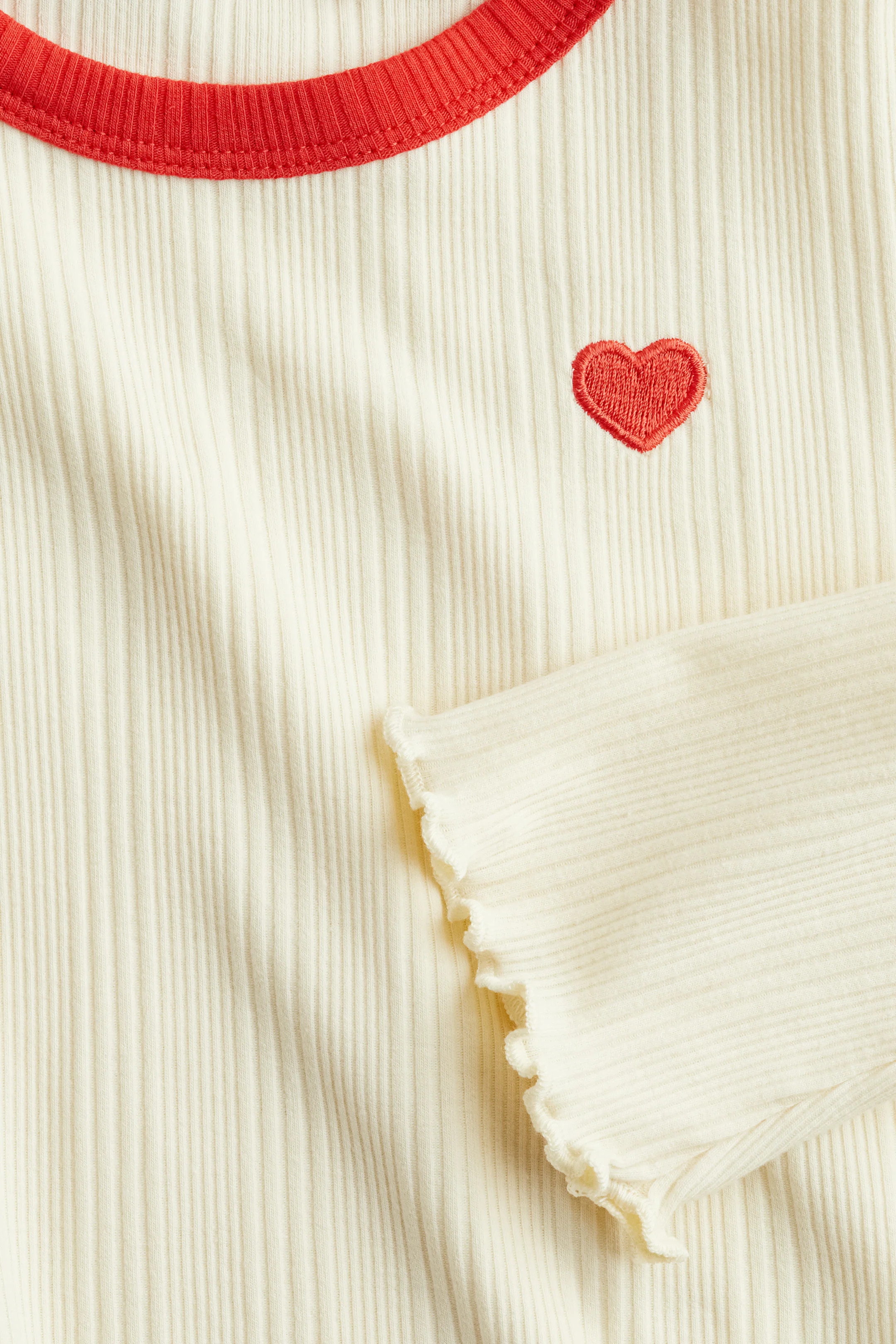 Embroidery-Detail Jersey Top | H&M (US + CA)