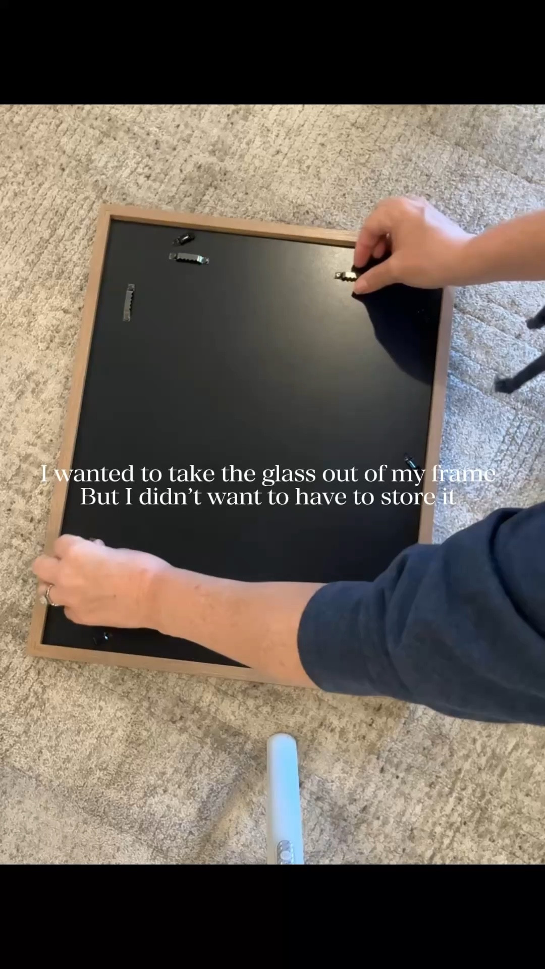 We don’t have much storage and I prefer the look of matte art. 
This was my hack for framed art in my house! 

#LTKHome