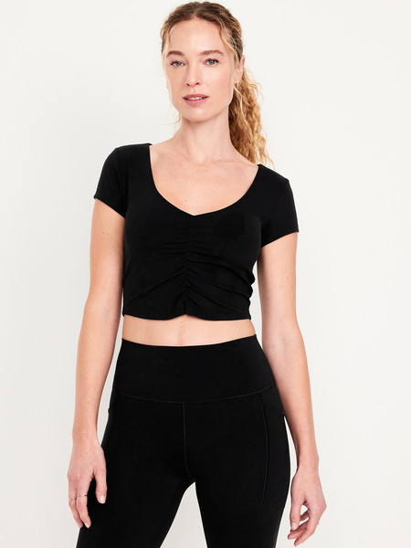 Light Support StudioSmooth Crop Top | Old Navy (US)