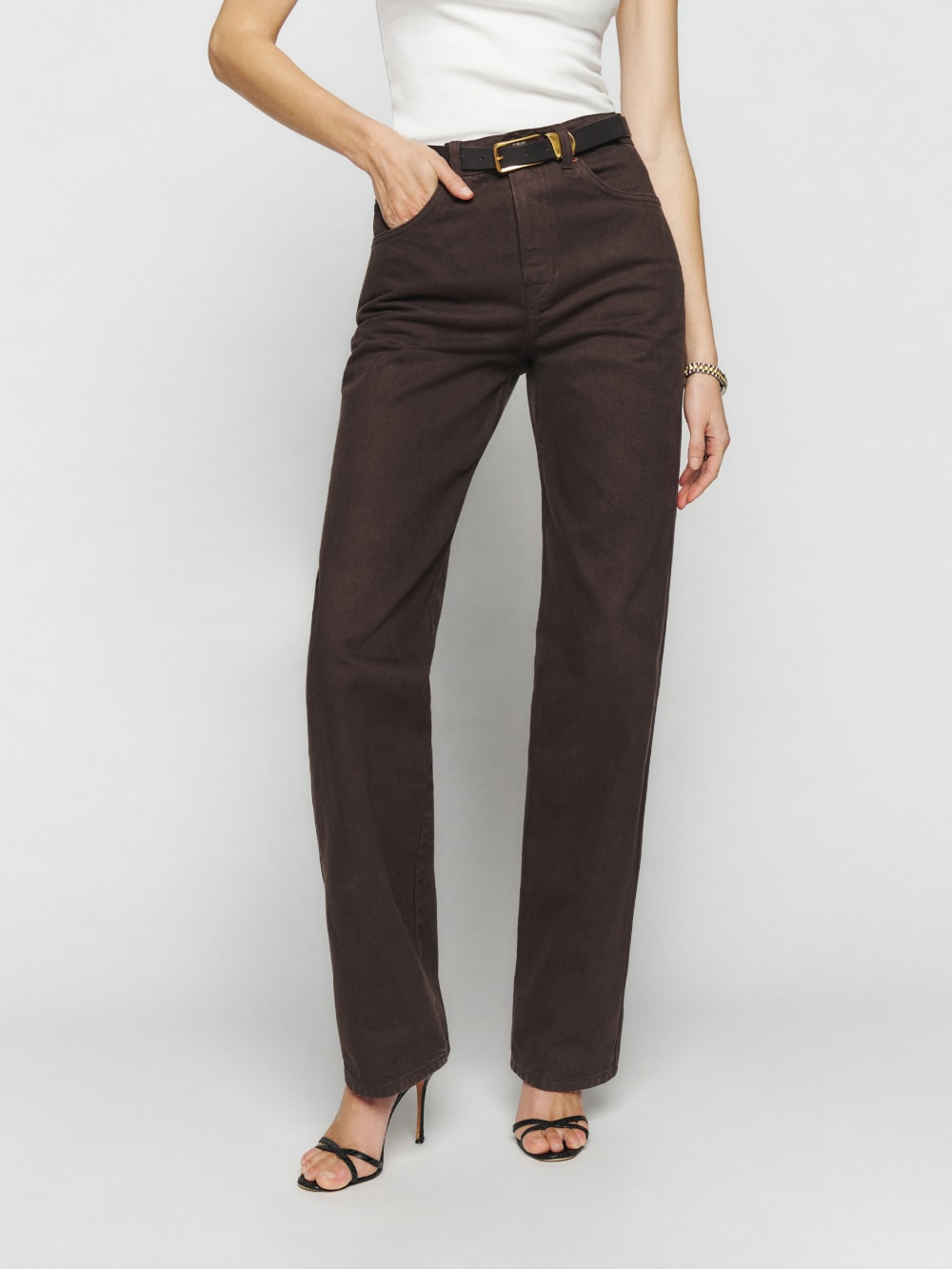 Val 90s Mid Rise Straight Jeans | Reformation (Global)