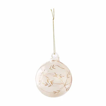 Clear Gold Floral Ornament | Caitlin Wilson Design