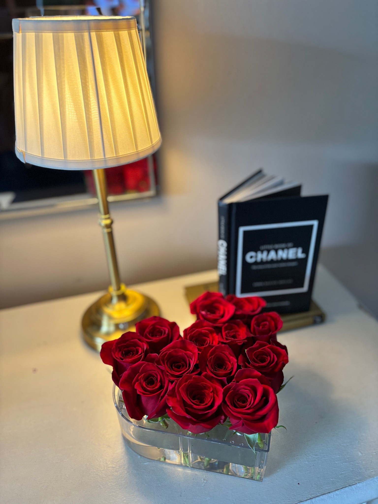 Valentine gram rose acrylic holder 

#LTKHome #LTKmomlife #LTKValentine