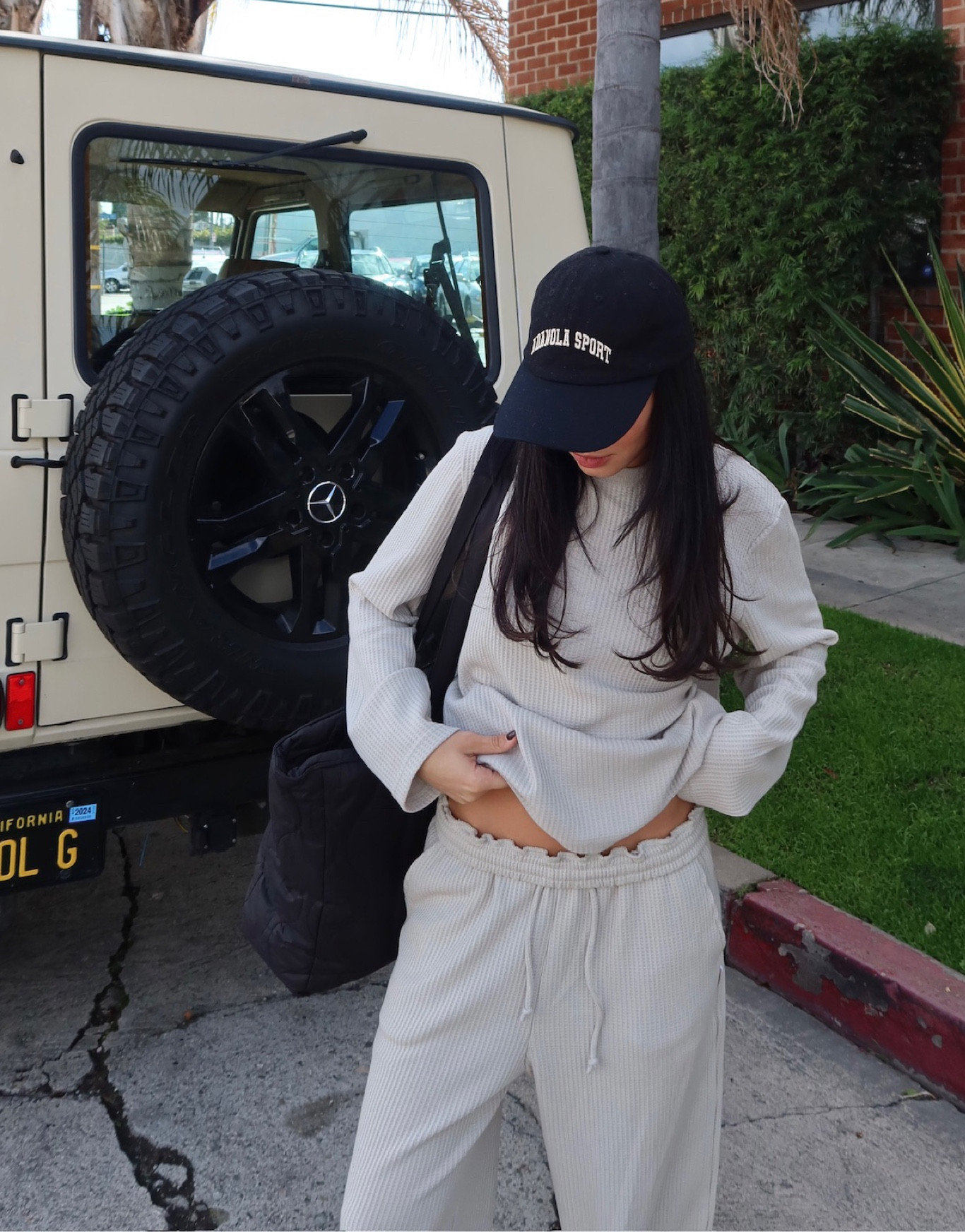 Adanola blue hat and grey waffle sweater and pants 

#LTKMostLoved #LTKSpringSale #LTKGiftGuide