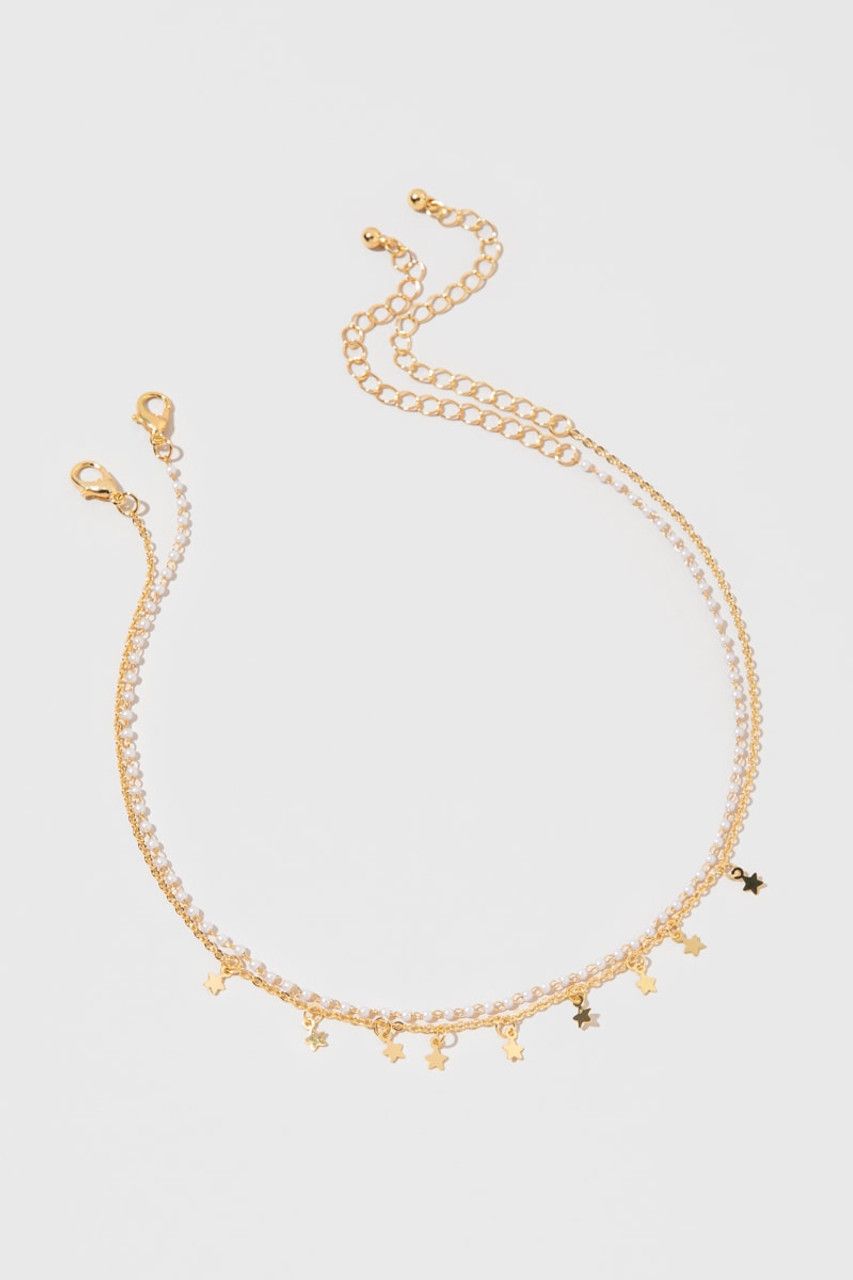 Dorothy Golden Star Charm Station Necklace | Francesca's