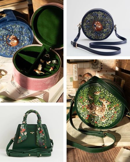 Whimsical cottagecore inspired purses, bags, jewelry cases, and more from Fable ✨ I just love the rich earthy jewel tones (and all the greens!) 💚

#LTKstyletip #LTKSeasonal #LTKitbag