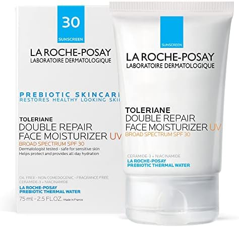 La Roche-Posay Toleriane Double Repair UV SPF Moisturizer for Face, Daily Facial Moisturizer with... | Amazon (US)