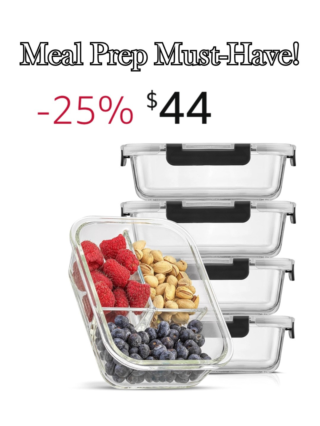 This week's top picks include meal prep must-have glass containers that keep your eats fresh and fabulous. Stackable, leakproof, and ready for your healthy hustle. 🥗✨🥡
#MealPrep #GlassContainers #HealthyEats #KitchenEssentials #PrepHacks #FitnessFuel #CleanEating #BentoBoxes #WellnessFinds #LTKHome 

 #LTKSaleAlert