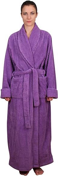 NDK New York Women's Chenille Full Length Robe 100% Cotton | Amazon (US)