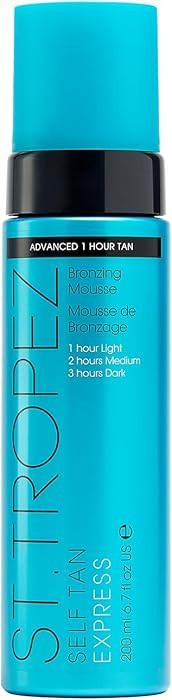 St.Tropez Self Tan Express Mousse, Fast Acting Fake Tan, Develops in 1-3 Hours, Streak-Free Finis... | Amazon (US)