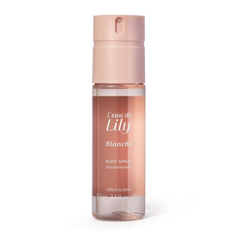 Body Spray Desodorante L’eau de Lily Blanche 100ml | O Boticário | oBoticario (BR)