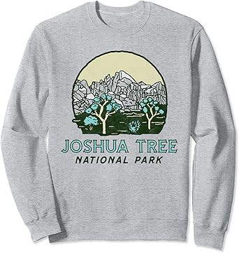 Joshua Tree National Park Vintage Mountains & Trees Sketch Sweatshirt | Amazon (US)