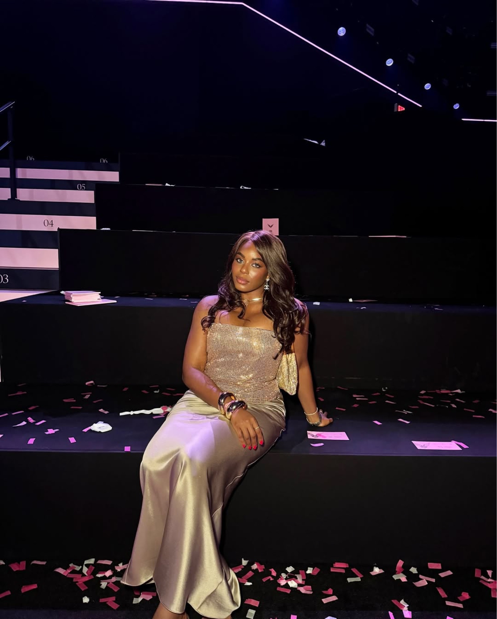 The perfect New Year’s Eve outfit ✨ love this silky rose gold metallic gown from retrofete! Such a gorgeous embellished dress to wear to your NYE party. Linking to is dress below! .. For more links to new years eve outfit, holiday party outfit, cozy travel outfit, holiday accessories, hostess gift ideas, nye outfit, new years eve outfits, holiday outfits womens, faux fur hat, follow me on LTK! ✨

#LTKgrwm #LTKHoliday #LTKootd