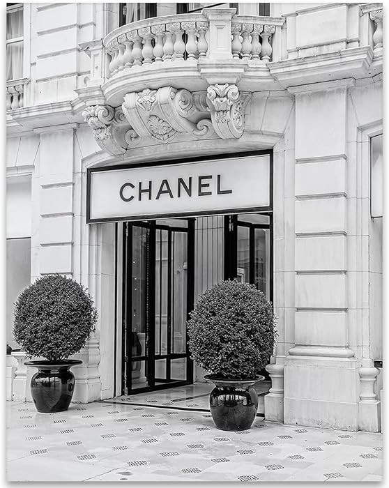 Luxury Black & White Photo 11x14 Unframed Poster - Paris Boutique Facade - For Fashion Enthusiast... | Amazon (US)