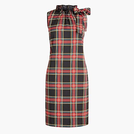 Bow-neck shift dress | J.Crew Factory