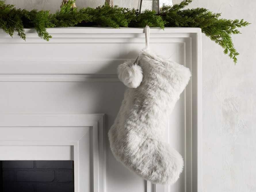 Faux Fur Stocking | Arhaus