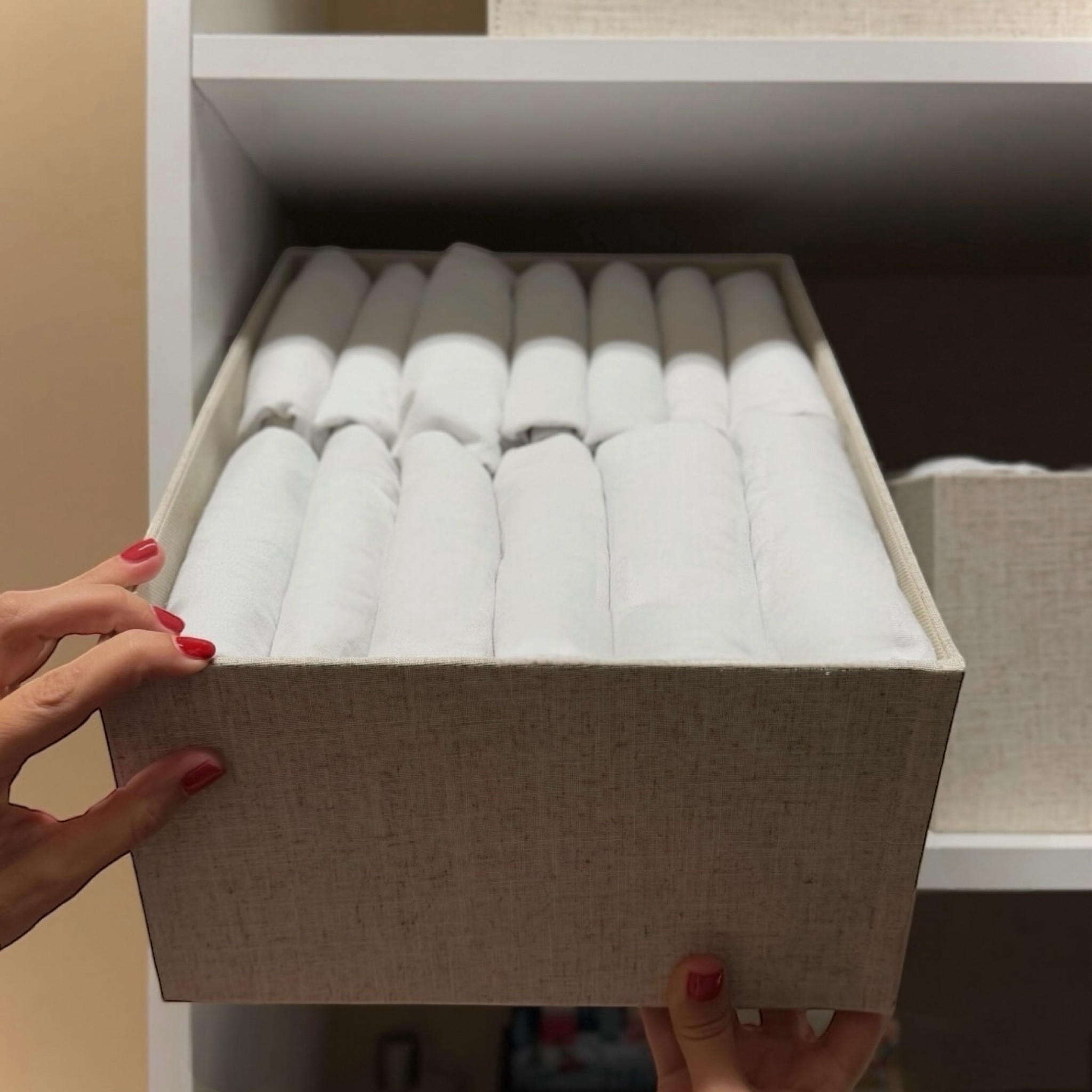 Love these linen boxes for closets

#LTKHome
