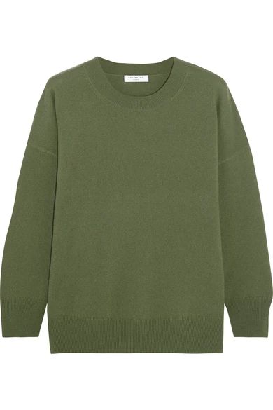 Equipment - Melanie Cashmere Sweater - Army green | NET-A-PORTER (US)