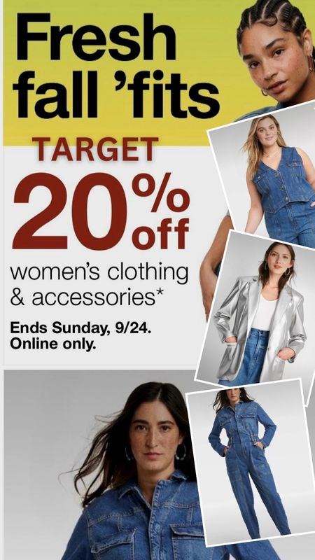 Target Sale Alert!
20% off women’s clothing. Ends on Sunday, 9/24.

#LTKsalealert #LTKstyletip