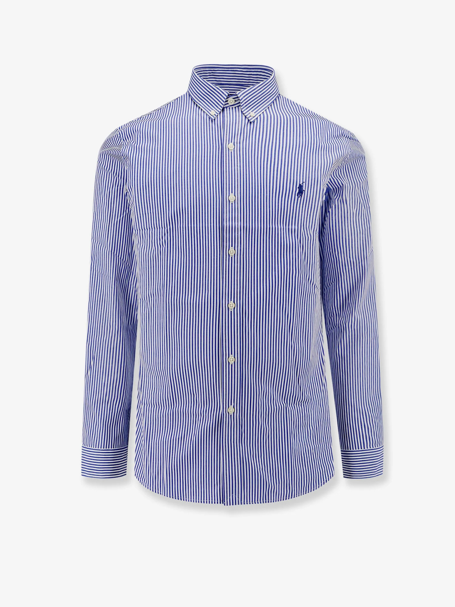 Striped stretch cotton shirt - POLO RALPH LAUREN - gender_Man | Nugnes 1920